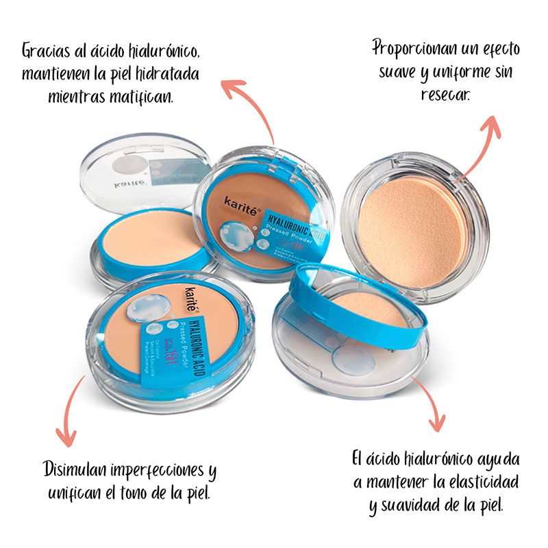 Hyaluriskin⭐️⭐️⭐️⭐️⭐️POLVO COMPACTO CON ACIDO HIALURONICO💦
